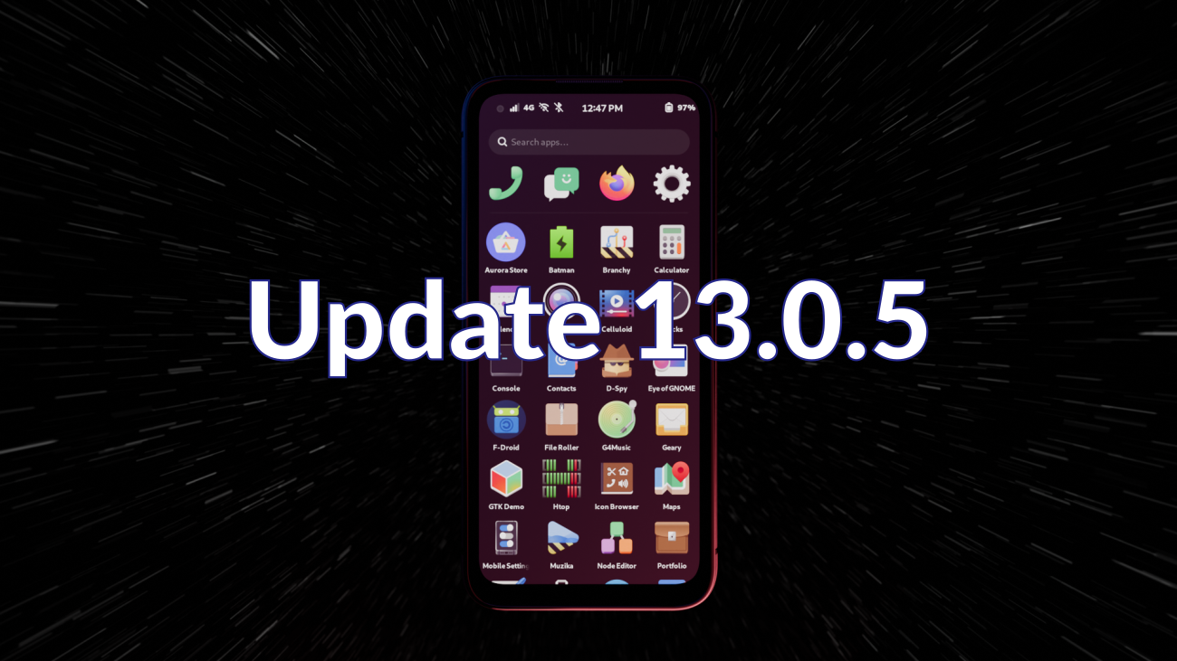 アップデート 13.0.5