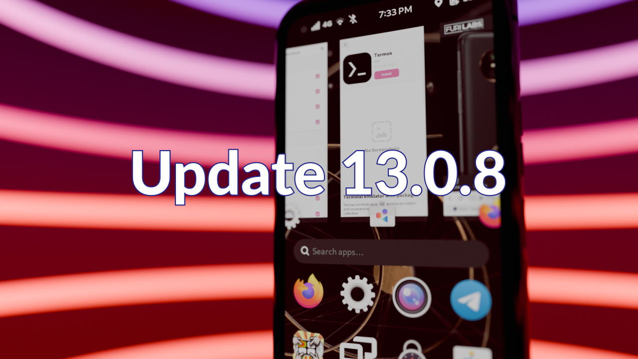 アップデート 13.0.8